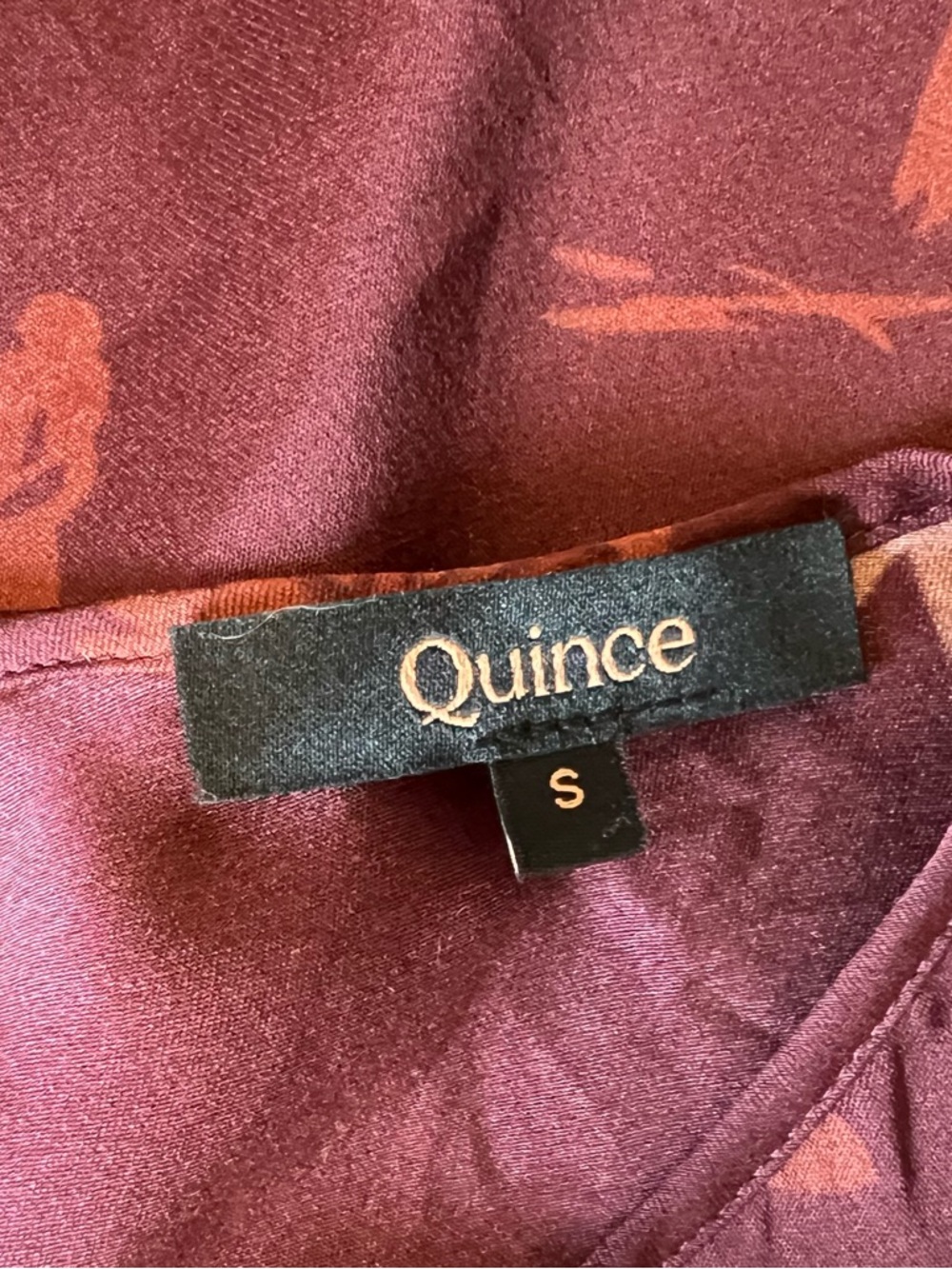 Quince Washable Stretch Silk Tank Midi Dress - Small - Ruby Noir - Picture 5 of 8